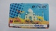 India-ex-cel-recharge Card-(30f)-(rs.300)-(28.12.2007)-(jaipur)-card Used+1 Card Prepiad Free - India