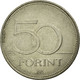 Monnaie, Hongrie, 50 Forint, 2001, Budapest, TB+, Copper-nickel, KM:697 - Hongrie