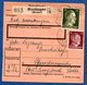 Colis Postal  - Départ Montingen  Pour Farrebersviller  --  03/3/1943 - Lettres & Documents