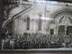 Tableau Ancienne Photo Grand Rassemblement Devant Basilique ?  26,5 X 63 Cm - Autres & Non Classés