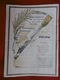 MENU INAUGURATION VOIE FERRÉE BRICKAVILLE A FANOVANA 1 NOVEMBRE 1904 MADAGASCAR - Menus