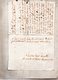 L.A.S. DE PREAUX,lettre à Monsieur DU Motté Conseiller élu à FALAISE.(vers 1740) - Autres & Non Classés