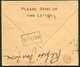 1933 France Paris Refuse Postage Due, Taxe Cover - Chemins De Fer Du Maroc, Retour. Berlin Germany - 1859-1959 Covers & Documents