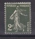 France Année 1932-1937 Type Semeuse Fond Plein N° 278** 2 C Vert Foncé Lot 1222 - 1906-38 Semeuse Con Cameo