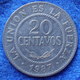 BOLIVIA - 20 Centavos 1987 KM# 203 Monetary Reform (1987) - Edelweiss Coins - Bolivia