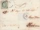 1864-H-75 CUBA SPAIN. ANTILLAS. 1864. ISABEL II. 1/2 REAL. CARTA DE TRINIDAD A LA HABANA. ABRIL 1865. - Prephilately