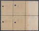 1910-163 CUBA REPUBLICA. 1910. PATRIOTAS. 1c BARTOLOME MASO SPECIMEN. MNH. BLOCK 4 BORDE DE - Unused Stamps
