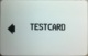 ALCATEL : AT01 999u TESTCARD NO BARCODE (text Upside Down) USED - Service & Tests