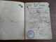 ANCIEN CARNET MARIAGE / COM DE  SERAING  / PROV. LIEGE / EPOUX   DECEUNINCK  -  LIZE  1901 - Documents Historiques