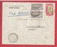 Y&T N°98X2+129 DJIBOUTI    Vers FRANCE  1938 - Lettres & Documents