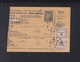 Hungary Parcel Card 1921 Budapest To Saly Tax - Covers & Documents