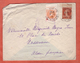 FRANCE VIGNETTE CROIX ROUGE SUR LETTRE DE 1916 DE PARIS POUR MASSEVAUX - Red Cross