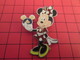 DIS-SPE Pin's Pins : BEAU ET RARE : DISNEY Très Grand Pin's MINNIE - Disney