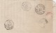 LETTRE BELGIQUE. 20 JUIN 1867. PD. 20c + 10c. CHARLEROY POUR ROMANECHE FRANCE. ENTREE BELG. A ERQUELINES A - 1865-1866 Perfil Izquierdo