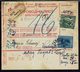 YOUGOSLAVIE - 1929 - Postes N° 162 ET 167 Sur Colis Postal De Zagreb Pour Vinkovci, T.Taxes Au Verso - B/TB - - Covers & Documents