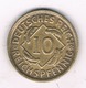 10 PFENNIG  1925  D   DUITSLAND /8487/ - 10 Rentenpfennig & 10 Reichspfennig