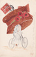 CPA Aquarellée Peinte à La Main Femme Bicyclette Vélo Mode 1909 Chapeau Hat Cycling Radsport Illustrateur RAY (2 Scans) - Cycling