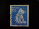 Sweden (Sverige), Scott #1270 Used (o), 1978, Christmas Issue, Teddy Bear, 1.30k, Blue And White - Used Stamps