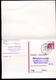 BERLIN P125I Antwort-Postkarte EINSCHREIBEN Halle 30.07.1990 - Postcards - Used