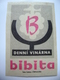 Czechoslovakia  Matchbox Label 1964 - Praha Prague - Daily Wine Bar "Bibita" - Matchbox Labels