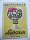 Czechoslovakia  Matchbox Label 1964 - Praha Prague - Restaurant "Savarin" - Boites D'allumettes - Etiquettes