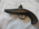 Ancien Pistolet Silex Poudre Noire XIX - Armes Blanches