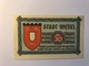 Allemagne Notgeld Allemagne Wesel 50 Pfennig - Collections