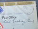 BRD 1956 Seltene Postsache LuPo Einschreiben Nach Australien Mit AK Stempel PMOB. Bahnpostamt Köln - Deutz - Briefe U. Dokumente