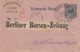 Deutsches Reich Rohrpostbrief 1895 - Briefe U. Dokumente