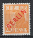 Germania Berlino 1949 Unif. 10B **/MNH VF - Ungebraucht