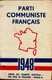 PARTI COMMUNISTE FRANCAIS  1948..CARTE D'ADHERENT - Altri & Non Classificati