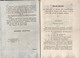 ITALIE-Circulaire De Vittorio Emanuele II  Du 28 10 1852-pour L'admission Des éléves Au Ministère Des Finances -20 Pages - Décrets & Lois