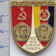 109 Space Soviet Russia Pin. INTERKOSMOS USSR-Germany (DDR) 1978 Soyuz-31 Salut-6 - Space