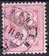 Faserpapier 1882: Zu 61Aa Mi 54Xb Yv 66 - 10c Rosa (statt Karmin) Mit O NEUHAUSEN 24.II.83 (Zu CHF 7.00) - Used Stamps