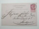 1901 , Anvers , Perfore  B & C , Carte Postle A Allemagne - 1863-09