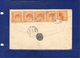 ##(ROYBOX1)-Postal History-Belgian Congo1927-Cover From Albertville To Sedini-Sassari Italy, Stamps Affixed On Back - Storia Postale