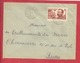 Y&T N°139 BINGERVILLE   Vers  FRANCE 1938  2 SCANS - Lettres & Documents