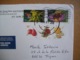 Etats-Unis- Enveloppe De 2018 - 5  Timbres (fleurs, Papillons, Fruits) - Briefe U. Dokumente