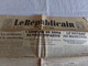 Journal " Le Républicain Du Centre " Du 3 Et 4 Mars 1941, " Le Voyage Du Maréchal " - Autres & Non Classés