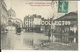 Carte Postale  :  Nantes -  Les Inondation Décembre  1910 Place Lamoricière Et Rue Brasserie - Nantes