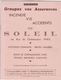 CAHIER DE 4 Grands Buvards Au Soleil La Tutélaire SOLEIL AIGLE ASSURANCE Brides Les Bains SPIRO Jos Julien - Banca & Assicurazione