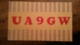 Carte QSL - UA9GW - Moscow, USSR - Radio Amateur