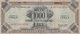 Billet 1000 Lire 1943 - 2. WK - Alliierte Besatzung