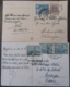 Pologne Vers France - 2 Cartes Postales Dont Varsovie, Rue Marszalkowska Et Illustrateur, Femme En Costume - 1921 / 1922 - Pologne