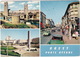 Brest: CITROËN DS, RENAULT DAUPHINE , Rue De Siam, Pont De Recouvrance Et Tour Tanguy, Place De La Liberté - Toerisme