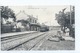 Cpa - Dpt  - Gard  -  Caverac  La Gare  Le Train   Animation     -        (  Selection  )  - Rare - Autres & Non Classés