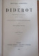 Delcampe - DIDEROT - Oeuvres Choisies - Par François Tulou En 2 Volumes - 1893 - Excellent état - 1801-1900