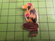 513i Pins Pin's / Rare & De Belle Qualité  THEME : ANIMAUX / OISEAU TROPICAL CAFES LE TOURACO TOUCAN ? - Animaux