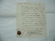 SIGILLO CON CERALACCA DOCUMENTO MANOSCRITTO LICENZA ZEVIO VERONA 1864 - Manuscrits