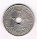 20 CENTIMES 1911  BELGISCH CONGO /8599/ - 1910-1934: Albert I